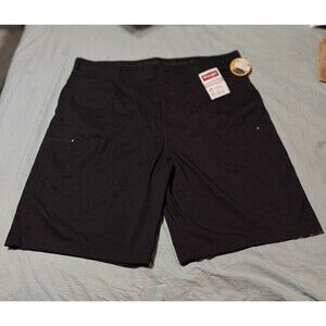 Wrangler Performance Series 4-Way Flex  Comfort Waistband Blk Shorts Men 44 NWT